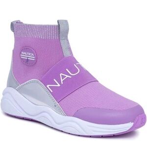 Nautica Kids Silas High Top Sock Slip On
Sneaker with Enhanced Ankle Support